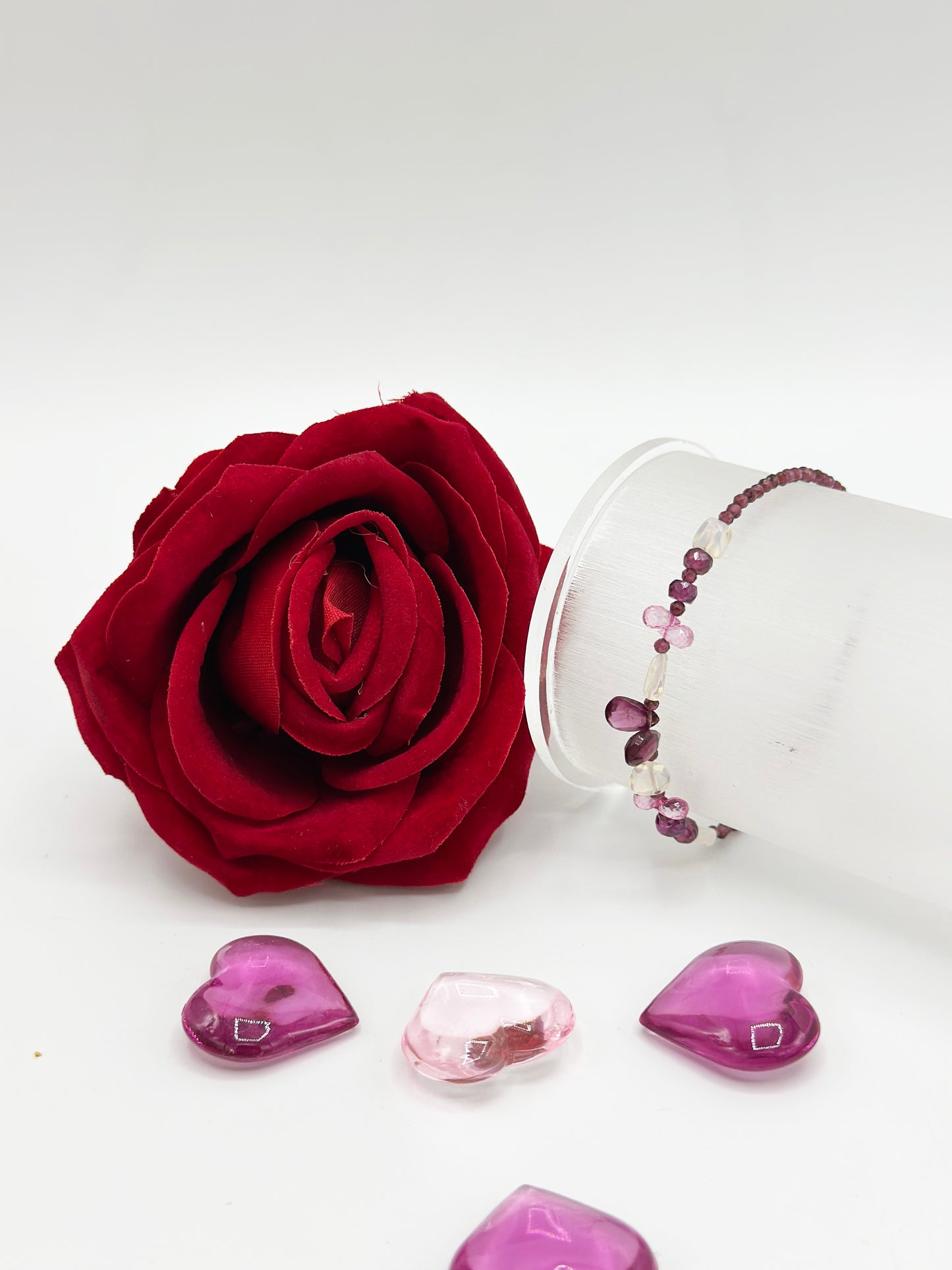 Granat & Opal Armband