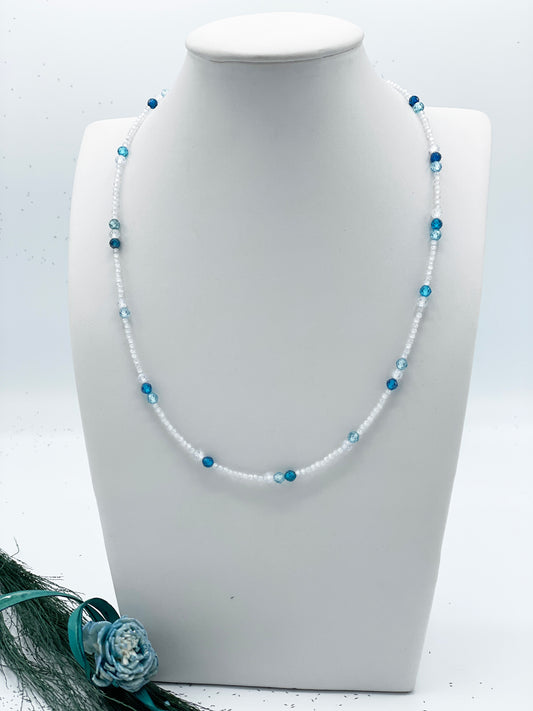 Apatit & Zirkonia Halskette
