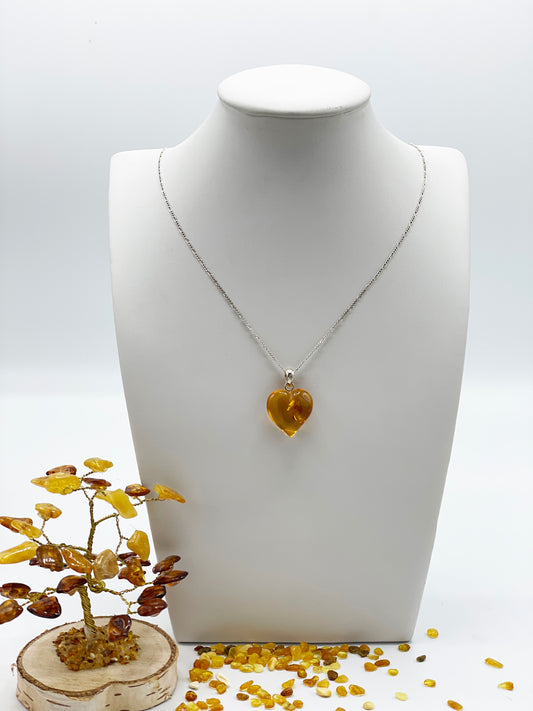 Bernstein Herzanhänger