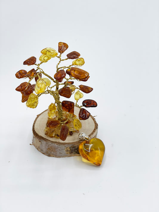 Bernstein Herzanhänger