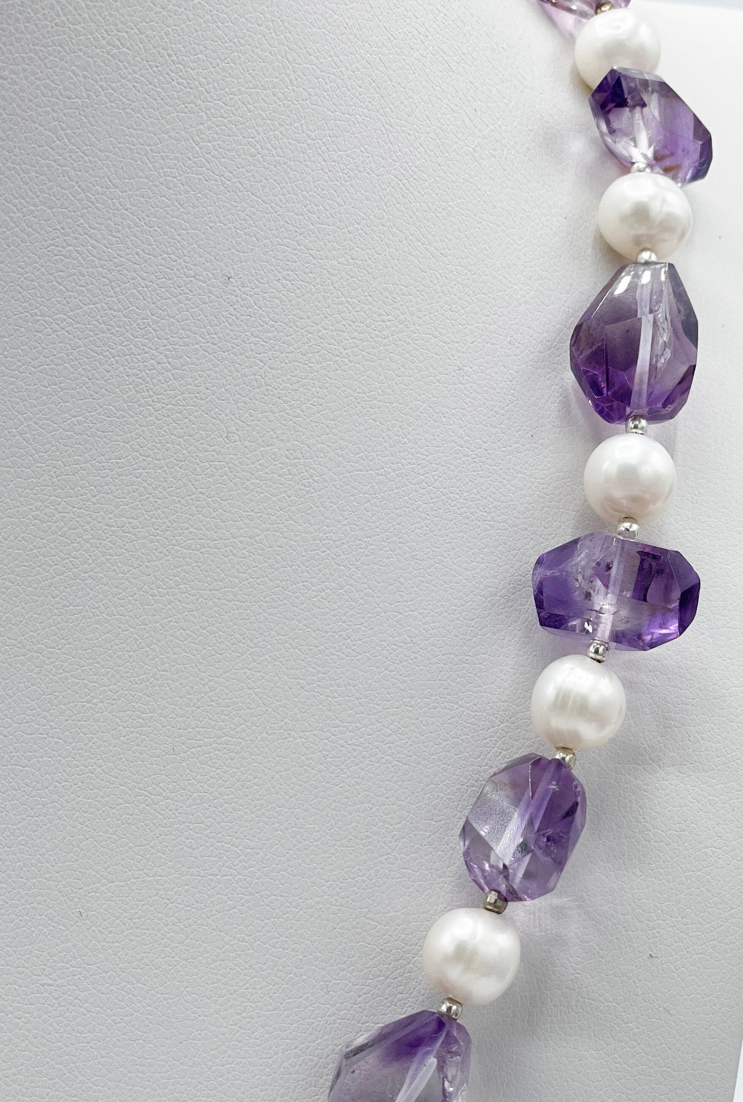 Amethyst & Perle Halskette