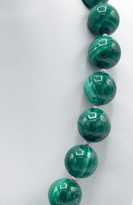Malachit Halskette