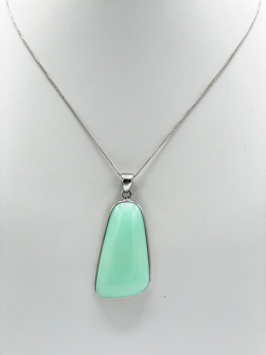 Chrysopras Anhänger