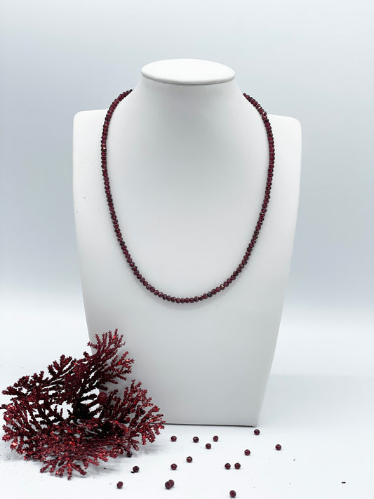 Granat Halskette
