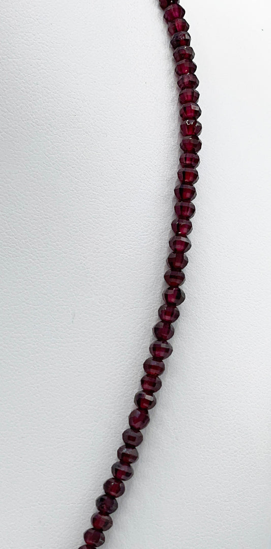 Granat Halskette