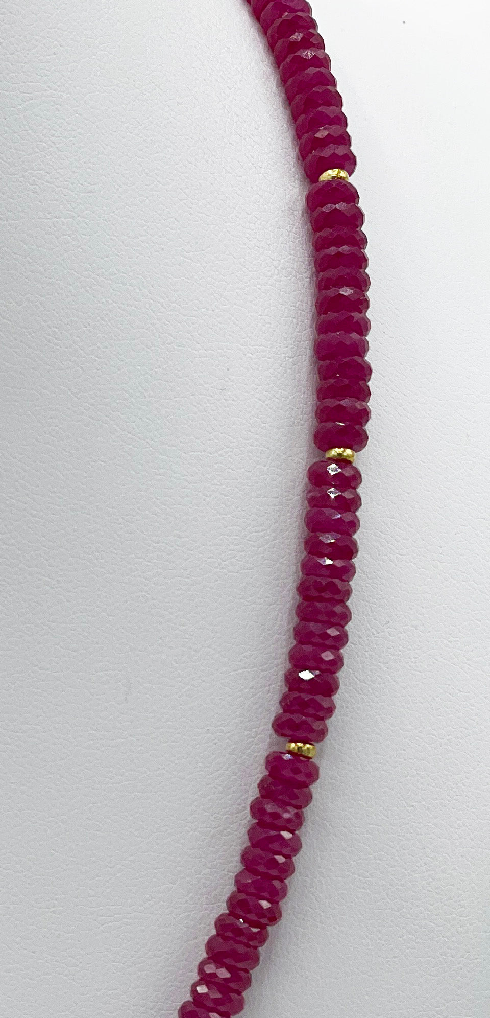 Rubin (Glassfield) Halskette