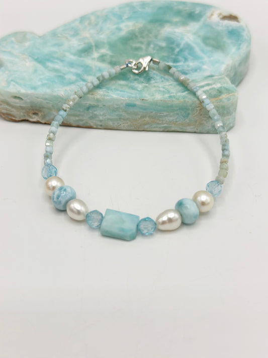 Larimar Armband