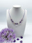 Amethyst und Opal Halskette
