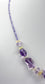 Amethyst und Opal Halskette